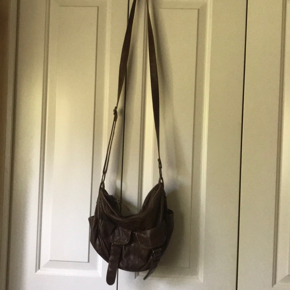 Mossimo supply co brown leather purse